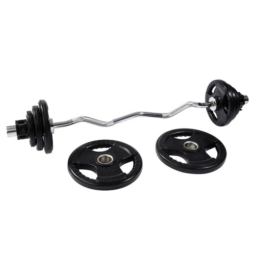 Curl bar barbell weights - curl,