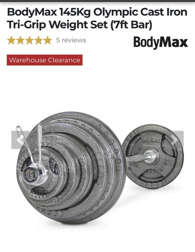 Bodymax 145kg olympic cast - bodymax,